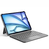 Inateck Hülle mit Tastatur,Ultraleichte Tastatur für iPad 10/11 Generation A16 2025 11 Zoll,iPad Air 11' M3/M2 (2025/2024),Air 5/4,Pro 11 4/3/2/1,Abnehmbar, mit Touchpad, QWERTZ, AceTouch KB04122