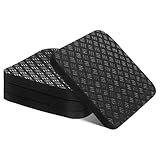 Gogogmee 4 Stück Laufbandmatten rutschfest Vibrations und Geräuschdämpfend PU Material 10X10X1cm Bodenschutz für Heimtrainer Parkett und Teppich