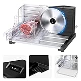 VERTENZ Snip 40 | Multifunktionale Schneidemaschine Allesschneider Brotschneider | Verstellbare Schnittstärke 0-18 mm | Edelstahlmesser | 160 W | Küche Haushalt Gastronomie | brotschneidemaschine