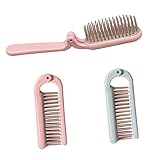 Vaguelly 2 Stück Massagekamm Reisehaarbürste Kämme Massieren Friseur Shampoo Haarwachstum Auf Der Kopfhaut Entwirrer Haartrocknerbürste Haarkamm Für Männer Taschenkamm Für Föhnbürste Blue