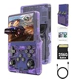 R40S Pro Retro-Handspielkonsole, 3,5-Zoll-IPS-Bildschirm, 30.000 Spiele, -Retro-Konsole, 3800 MAh Wiederaufladbare Tragbare Tragbare Taschenkonsole, Unterstützt über 20 Spieleemulatoren