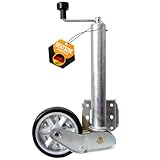 The Drive | Anhänger Stützrad 500KG | vollautomatik | Ø 60mm Rohr mit Anbauflansch | Schwerlast mit erhöhter Tragfähigkeit | perfekt für Anhänger, Wohnwagen, Trailer