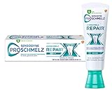 Sensodyne ProSchmelz Repair Zahncreme, tägliche Zahnpasta mit Fluorid, 1x75ml, repariert nachweislich durch Säuren geschwächten Zahnschmelz