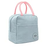 unycos - Kühltasche für Lunch Multifunktionale 7L Aluminiumbeschichtete Thermotasche, Wasserabweisende Schicht, Einfache Reinigung, Leicht, Lunchbox Tragbar, Isolierte (Hellgrau)