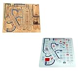 Cribbage Wars Brettspiel,Cribbage Wars Funny Board Set,Lustiges Cribbage Wars Spiel Mit Pegs Aufbewahrungsfach,Interatives Tischspiel Aus Holz Gesellschaftsspiele,#2 Stück Holz & Kunststoff