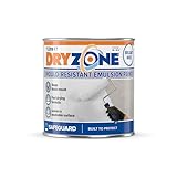 Dryzone Anti-Schimmel Emulsionsfarbe 1L Brilliant Weiß – Schimmelresistent für 5 Jahre mit hoher Deckkraft | Anhaltender Schimmelschutz besonders für Bad und Küche | Stoppt Schimmel in allen Räumen