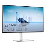 Dell 27 Plus Monitor - S2725QS, 4K UHD (3840x2160), 120Hz, IPS, 4ms, AMD FreeSync Premium, 99% sRGB, Höhenverstellbar, Eingebaute Lautsprecher, DisplayPort, 2 HDMI, 3 Jahre Garantie