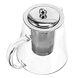 GLEAVI Hitzebeständige mit Siebeinsatz für Zuhause und Büro Design Langlebig und Praktisch für Teeliebhaber und Gäste