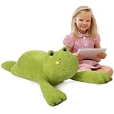 BEJOY Giant Frog Teddy Plüschtiere, Riesige Frosch Stofftier, Flauschiger Plüsch-Frosch Süßes Plüschspielzeug für Kinder Freundin Familie, Liebesgeschenke 95cm