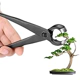 Uadme Konkavzange Bonsai, 210mm Bonsai Schere aus Manganstahllegierung, Professionelle Bonsaiwerkzeug, zum Entfernen Kleiner Äste, Vorsprünge und Knollen