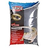 Trixie 76134 Basissand für Wüstenterrarien, 5 kg, weiß