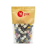 Yupik Lakritz-Allsorts mit natürlichen Aromen, klassische Süßigkeiten, 1 kg