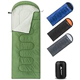 Forceatt Schlafsack Outdoor Schlafsack kleines packmaß Sommerschlafsack Deckenschlafsack Camping, Reise, Festival Geeignet für Verschiedene Jahreszeiten(1.2KG)