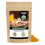 Kurkuma Pulver (500g), 100% naturreines Kurkumapulver, Kurkumawurzel schonend getrocknet und gemahlen, natürlich ohne Zusätze, vegan