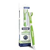 Canosept 3 Kopf Hundezahnbürste - Zahnbürste Hund - Zahnbürste für Hunde - Hund Zahnbürste Zahnpflege Hund - Komfortabler Zahnsteinentferner Hund - Hunde Zahnpflege - Zahnstein Hund - Mundgeruch Hund