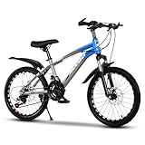 Mountainbike 21 Geschwindigkeit 22 Zoll Student Jungen und Mädchen Stoßdämpfung Doppelscheibenbremse B,24 inches