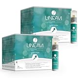 LINEAVI Vital, mit Vitaminen, Mineralstoffen und Omega-3-Fettsäuren, unterstützt das Nerven- und Immunsystem und den Energiestoffwechsel, in Deutschland hergestellt, 2x30 Trinkflaschen plus Kapseln