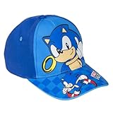 CERDÁ LIFE'S LITTLE MOMENTS Jungen Kinder Cap mit Sonic Visier dunkelblau Verschluss, One Size