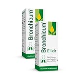 Bronchicum Elixir | Hustensaft mit Thymian & Primel bei akuter Bronchitis und Husten | Schleimlösender und beruhigender Erkältungssaft | geeignet für Säuglinge ab 6 Monaten | Sparset mit 2 x 100 ml