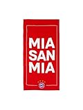 FC Bayern München Strandtuch Mia san mia 75 x 150 cm