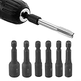 Gewindebohrer-Adapter, 4–12 mm, M4-M12, quadratischer Gewinde-Adapter für elektrische Handbohrmaschinen, Auto-/Maschinenreparaturen, 6 Stück