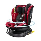 Reecle 360 Drehbar i-Size Kindersitz mit ISOFIX 40-150 cm (0-36 kg) Reboarder, ab Geburt -12 Jahre, ECE R129