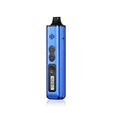 Vaporizer Verdampfer Kit mit Bildschirm| Temperaturregelung Dampf Dry | Handlich tragbar großer Temperaturbereich | Keramik Schnellladung | Dampfen Kräuter Herb Kraut (Blau)