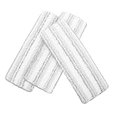 3Stücke Ersatzpads Wiederverwendbare Flache Wischpads für Hartholzböden Kompatibel mit Verschiedenen Wischmopps für Fliesen und Betonböden