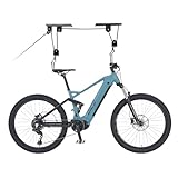 Prophete E-Bike Lift – Fahrrad-Hebehilfe für alle Bikes 24–26“ – Tragfähigkeit bis 30 kg – praktische Wandmontage für E-Bikes, Mountainbikes & Cityräder