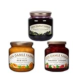 Den Gamle Fabrik Premium Marmeladen-MIX - 3x600g Gourmet Fruchtmarmelade