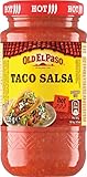 Old El Paso Tortilla Taco Salsa Hot – Fruchtige, scharfe Tomaten-Salsa – 1 x 235 g