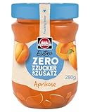 Schwartau Extra Zero Aprikose, Fuchtaufstrich ohne Zuckerzusatz, 13 kcal pro 25g, 280g