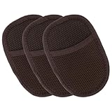 TEHAUX 3 Stück Pack Schuhputzhandschuhe aus Kunstlammwolle Kleine Polier und Reinigungshandschuhe für Leder Schuhe Kleidung und Möbel Vielseitig Einsetzbar Langlebig und Tragbar