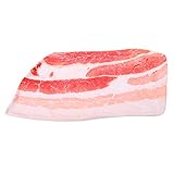 PODSJD Bacon Kissen & Decke Haustier - Weich & Bequem, Waschbar & Tragbar, Multifunktional als Kuschelkissen oder Schlafdecke, Ideal für Hunde & Katzen,