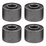 Ipetboom Stoßdämpferbuchse Hinterrad Gummi Edelstahl Ersatz Stoßdämpferpuffer für Stabile Federung und Hinterradschutz