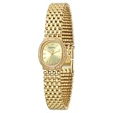 BERNY Gold Uhren für Frauen Oval Ladie's kleine Uhr Quarzwerk 3ATM wasserdicht weibliche Armbanduhr klein und Exquisite Werkzeuge enthalten -Gold Dail