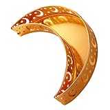 Mobestech Mondförmige Snackplatte aus Dekorative Servierplatte für Snacks für Restaurant und Wohnzimmer Leicht zu Reinigen und Platzsparend