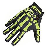 Azarxis MTB Handschuhe Herren Damen Fahrradhandschuhe Winter Winddicht Winterhandschuhe für Radfahren Trekking Outdoor Laufen Joggen (Grün, S)