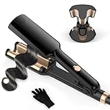 Welleneisen für Haare - UKLISS Pro Mini Welleneisen, 3 Fässer Beach Waves Lockenstab, Mermaid Hair Waver für Wellen Haare, Leichter Wellen Lockenstab Geeignet für Anfänger, Reisegröße Waver
