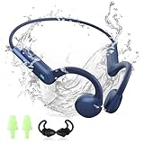 HIFI WALKER T10 Air Knochenschall-Kopfhörer Bluetooth 5.3 IPX8 Wasserdicht für Schwimmen mit 32GB MP3-Player, Open-Ear Design, 8h Akku, Leichtgewicht für Schwimmbrille & Sportmütze