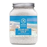 Totes Meer Salz 1000g - Therapie Reich & Mineralsalzen - Badesalz und Saunasalz 1kg - Stressabbau - Baden - Besten für Guten Schlaf - Körperpflege - Entspannung - Badezusatz