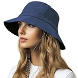 AIYVELU Regenhut Damen Wasserdicht Fischerhut Damen anglerhut herren bucket hat herren Herren Anglerhut Bucket Hat Sonnenhut Damen Faltbar Tragbar Outdoor Sommerhut(Marine)