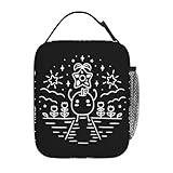 TFDGDGH Gaming Isolierte Lunchtasche Thermal Lunch Container Tragbare Tragetasche Lunchbox Bento Pouch College Outdoor