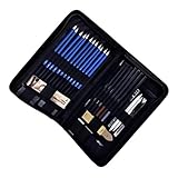 DECORNIJIA 40 Stück Teiliges Skizzierstifte set mit Hochwertigem Ultraleichtem Material Bruchsicherer Spitze für Langlebige Zeichenstifte Vielseitige Zeichentools für Künstler und Anfänger
