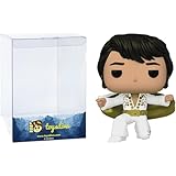 Funko Elvi s Pharaoh Suit: P o p ! Rocks Vinyl Figurine Bundle with 1 Compatible Graphic Protector (287-64050 - B)