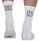 TODO Fahrradsocken Herren und Damen. Atmungsaktive Rennrad Socken 100% Power. Fahrrad Socken Herren, Radsocken Herren (100powerB, 39-42)