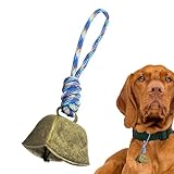 Schafwurm für die Weide, Cow Bells Makers von Rauschen, rustikale Kupferkuh-Bonbons mit klarem Klang und Lanyard | Retro-Metalldekorationen für Plei Campingfarmen Ranches
