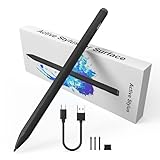 Microsoft Surface Stift für Surface Pro 11/10/9/8/7/6/5/4/3/X/Surface 3, Surface Go 4/3/2/1, Surface Laptop/Studio/Book Microsoft Surface Pen mit Palm Rejection 4096 Druckstufe, Magnetische Adsorption