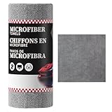 Mikrofaser-Reinigungstücher – 30 Stück wiederverwendbar | Auto Widder saugfähig Spiegel Poliror Küche Badezimmer Fenster Top Tops Glas Zubehör