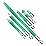 Magnetischer Schraubenzieher-Bit, multifunktional, rutschfest, robust, robust, robust, ideal für Möbel und Reparaturen, Grün